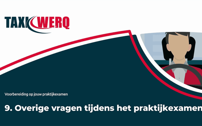 Taxiwerq - chauffeur animatie