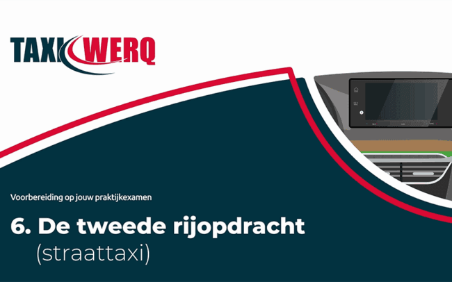 Taxiwerq - tweede rijopdracht